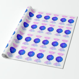 Blue and Pink Candy Wrapping Paper Geschenkpapier