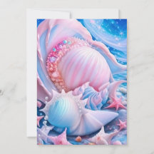 Blue and Pink Fantasy Beach