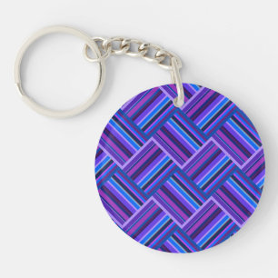 Blue and purple stripes weave
