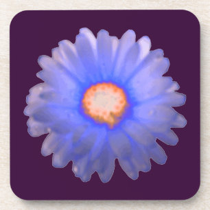 Blue and Red Marigold Cork Untersetzer