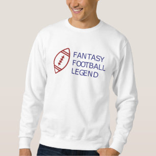 Blue and Red Sports Football Sweatshirt