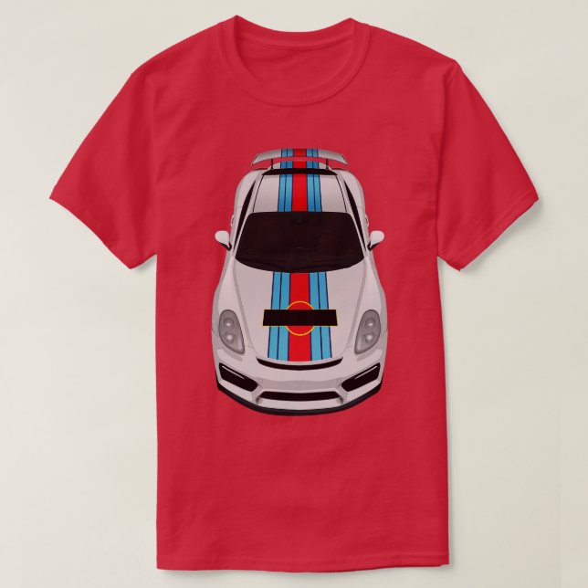 Blue and red stripes  T-Shirt (Design vorne)