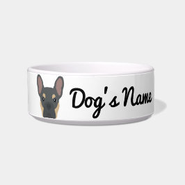 Blue and Tan French Bulldog Napf