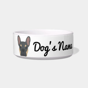 Blue and Tan French Bulldog Napf