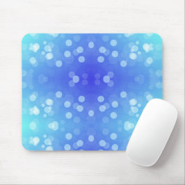 Blue and turquoise mouse pad with a bokeh pattern  mousepad