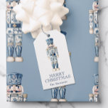 Blue and White Chinoiserie Christmas Nutcracker Geschenkanhänger<br><div class="desc">PreppyPrint.com - Feiern Sie Weihnachten im Stil! Fügen Sie Ihre personalisierte Touch hinzu! Übertragen Sie dieses Design auch auf die Produkte Ihrer Wahl! Bitte besuchen Sie meinen Designer-Shop,  PreppyPrint.com,  um die Dinge zu koordinieren.</div>