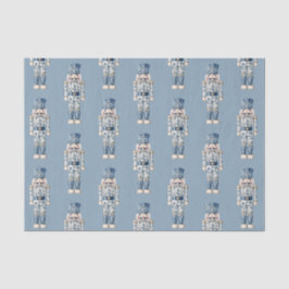 Blue and White Chinoiserie Christmas Nutcracker Seidenpapier