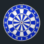 Blue and White Dart Board Dartscheibe<br><div class="desc">Blau-weiße Dart Board.</div>