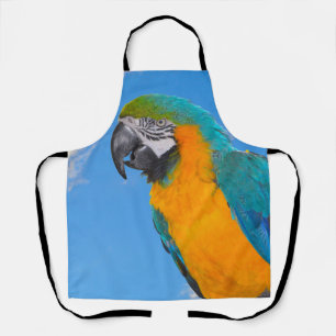 Blue and yellow macaw schürze