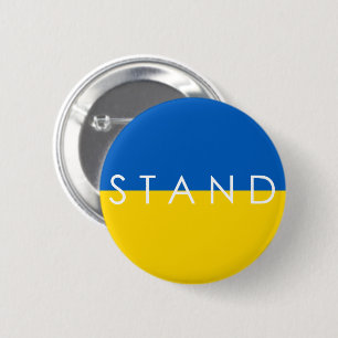Blue and Yellow Stand mit der Ukraine Button