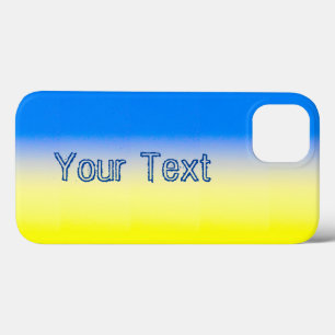 Blue and Yellow Ukraine Inspirierter benutzerdefin Case-Mate iPhone Hülle
