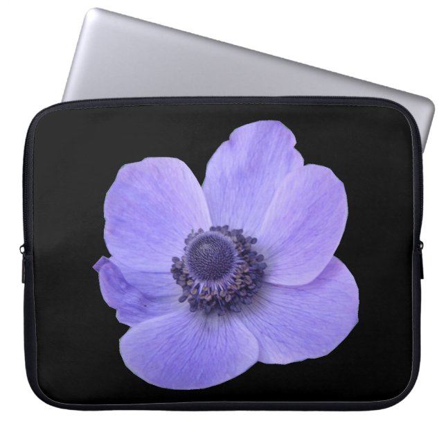 Blue Anemone Laptop Bag Laptopschutzhülle (Vorderseite)