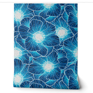 Blue Anemones Wildblume G605 Tapete