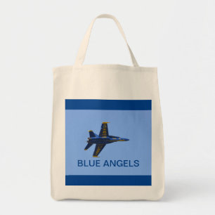 Blue Angel Airplane Tragetasche
