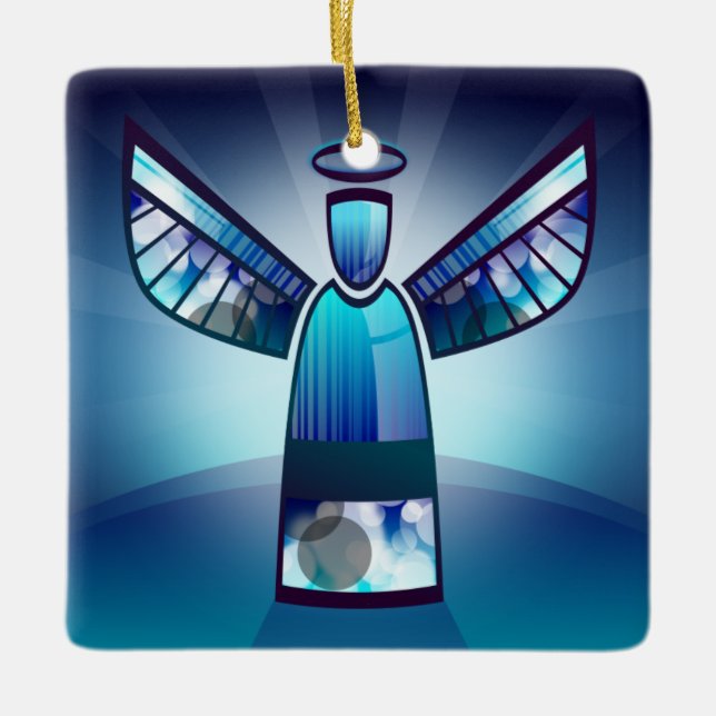 Blue Angel Keramikornament (Vorderseite)