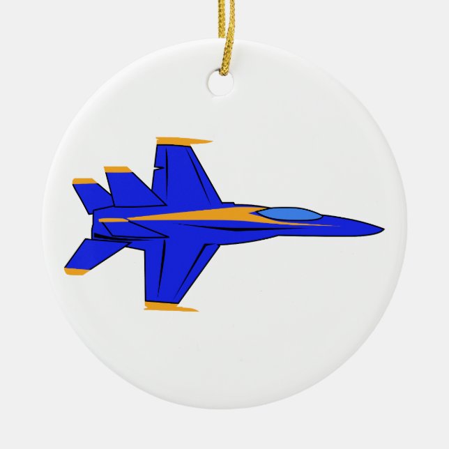 Blue Angel Keramikornament (Vorne)