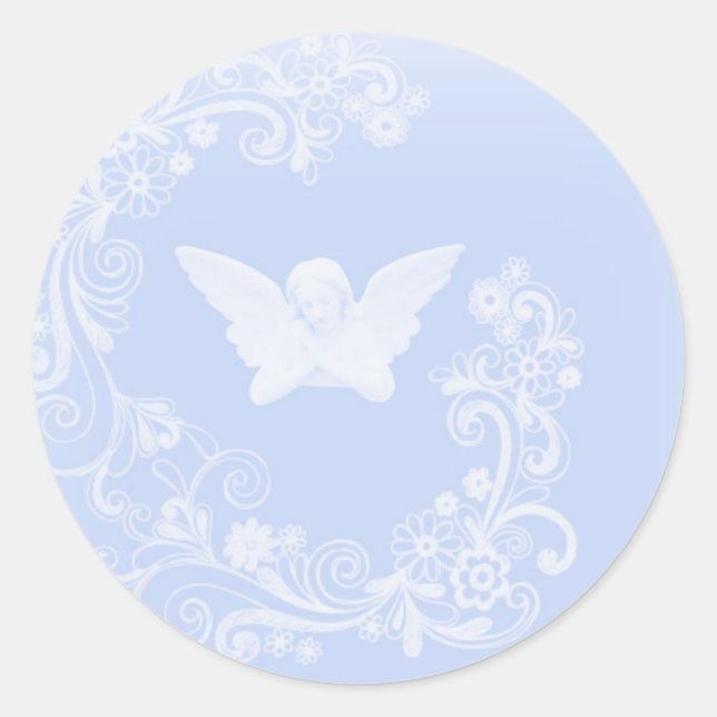 Blue Angel Runder Aufkleber (Vorderseite)