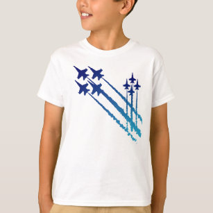 Blue Angels Double Diamonds Kids T - Shirt