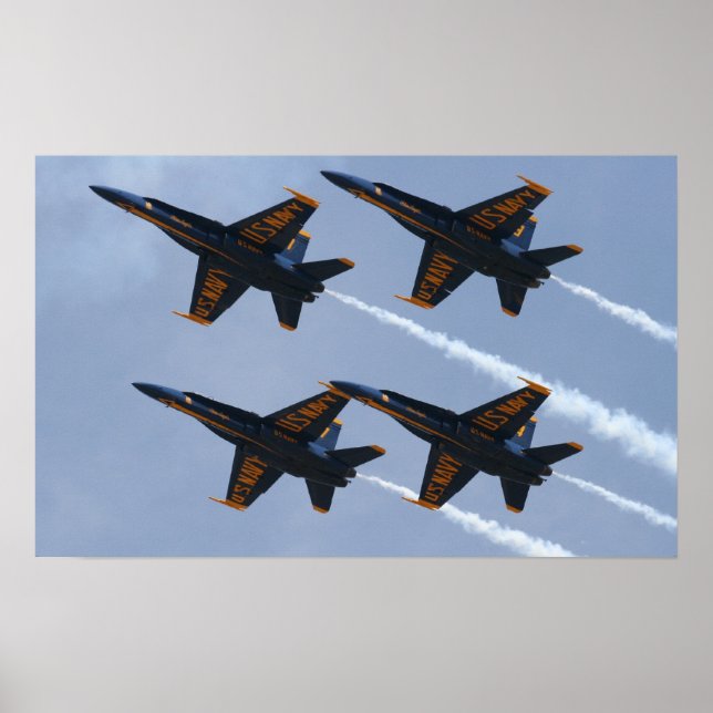 Blue Angels FA-18 Poster (Vorne)