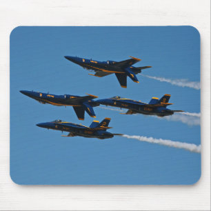 Blue Angels Four Ship Formation Mousepad