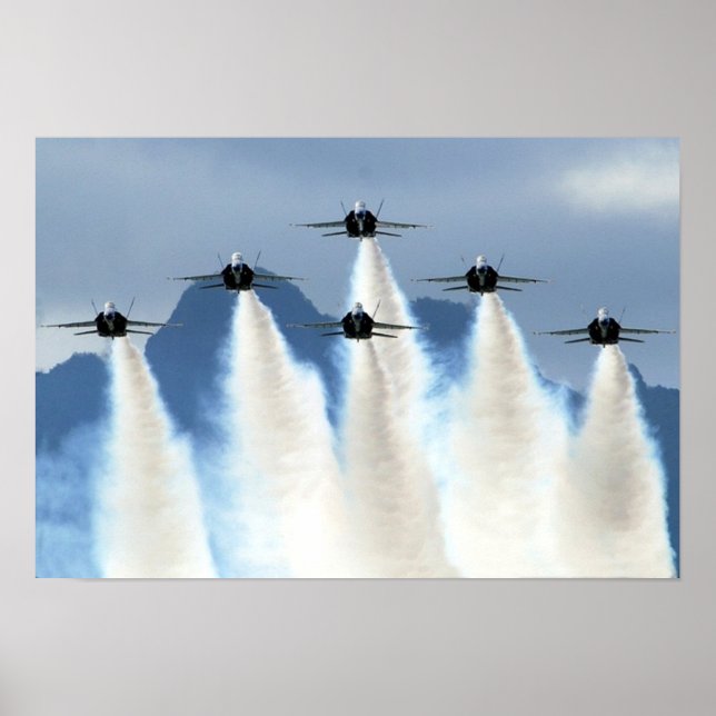 Blue Angels Pensacola Florida Air Show Poster (Vorne)