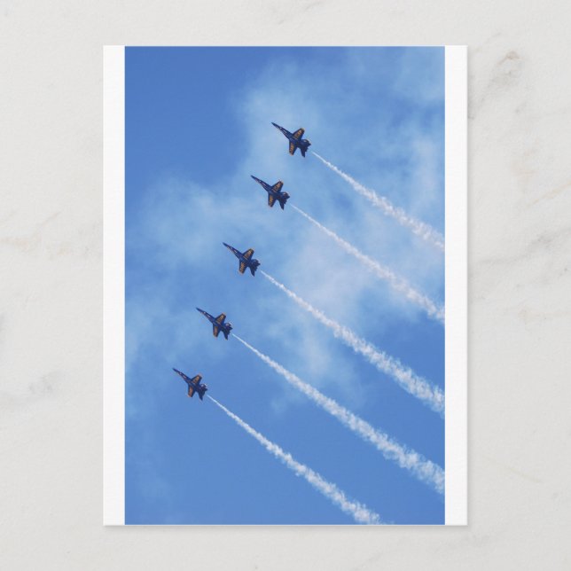 Blue Angels Postkarte (Vorderseite)