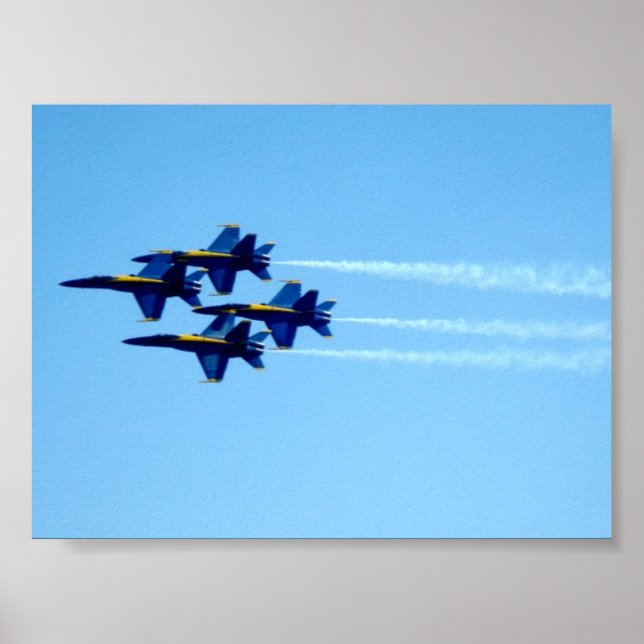Blue Angels Signature Flyby Poster (Vorne)
