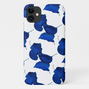 Blue Apricot Tree Blätter iPhone 11 Fall Case-Mate iPhone Hülle
