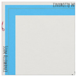 Blue Aqua Personalisierter einfacher Quiltekegel Stoff