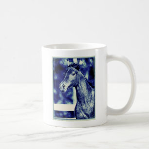 Blue Arabian Digital Art Kaffeetasse