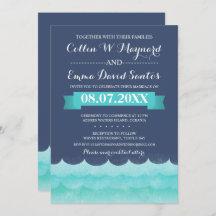 Blue at Sea Nautical Wedites