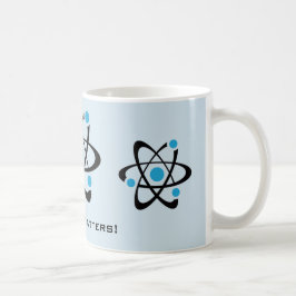Blue Atoms Science Design Tasse