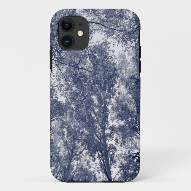 Blue Autumn iPhone Case (Rückseite)