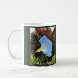 Blue Autumn Morning Glory Kaffeetasse
