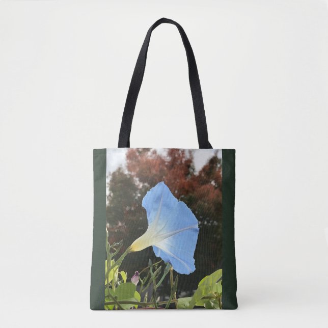 Blue Autumn Morning Glory  Tasche (Vorderseite)