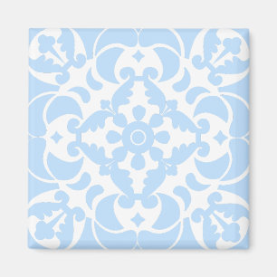 Blue Azulejos Portugiesisches Mittelmeer Magnet