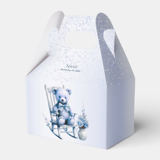 Blue Baby Bevor Box Geschenkschachtel (Vorderseite)