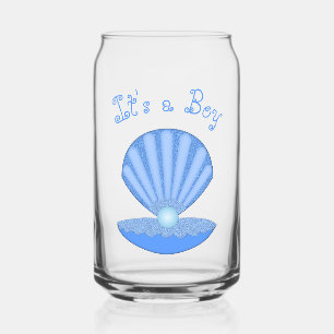 Blue Baby Boy Coquille d'huîtres et Pearl Custom