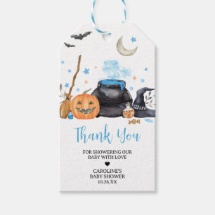 Blue Baby brütet Niedliche Halloween-Liebesmarken Geschenkanhänger