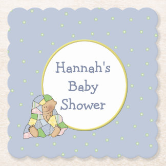 Blue Baby Dusche Untersetzer für kundenspezifische