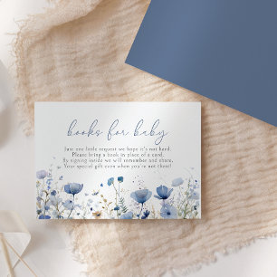 Blue Baby in Blood Wildblume Bücher für Baby Begleitkarte