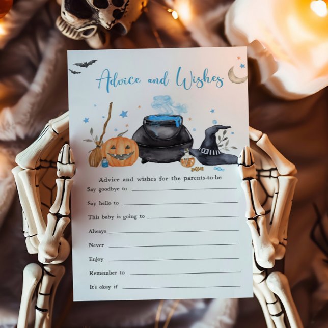 Blue Baby ist Brewing Advice und Wish Game (Baby is Brewing Baby Shower Advice and Wishes Game)