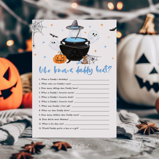 Blue Baby ist Brewing Who kennt Daddy Best Game (Baby is Brewing Baby Shower Who knows Daddy Best Game )