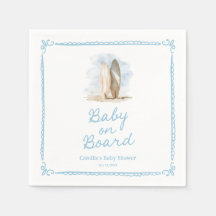 Blue Baby on Board Beach Baby Dusche