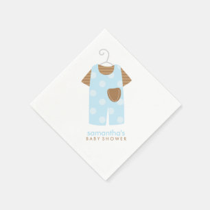 Blue Baby Outfit Baby Dusche Serviette