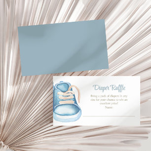 Blue Baby Schuhe Windelverpackungskarte Begleitkarte