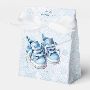 Blue Baby Shoes Favor Box Geschenkschachtel