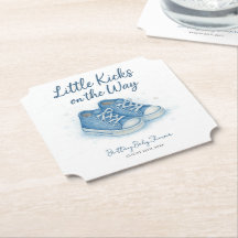Blue Baby Sneakers Baby Dusche