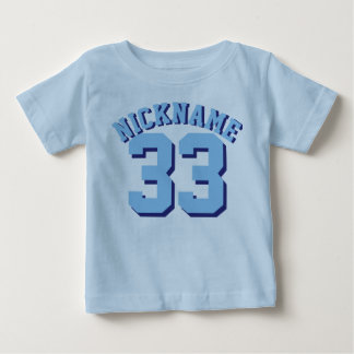 Blue Baby | Sports Jersey Design Baby T-shirt