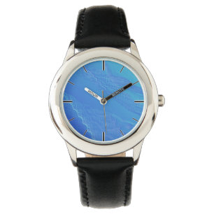 Blue Background Armbanduhr